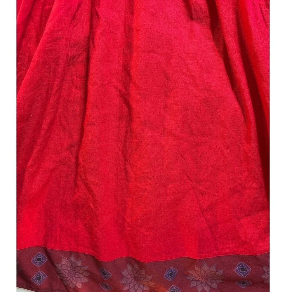 Disney Wish Asha Costume Dress Girls Size 7/8 Red‎ Purple Long Sleeve Adventure